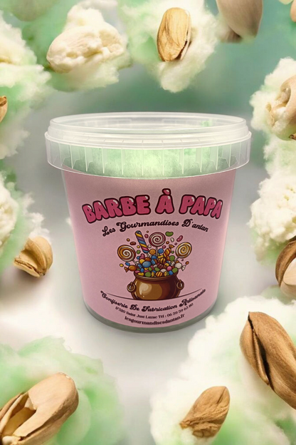 Barbes à Papa Pistache