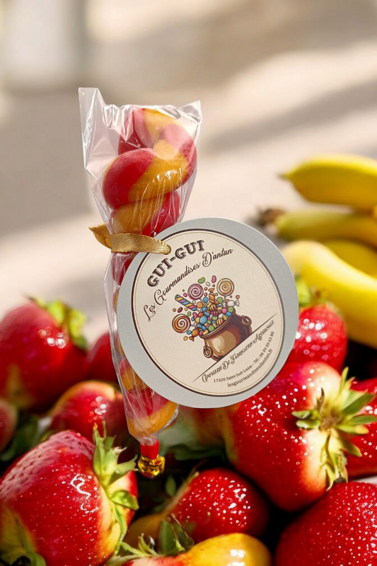 Sucette Torsade Fraise Banane